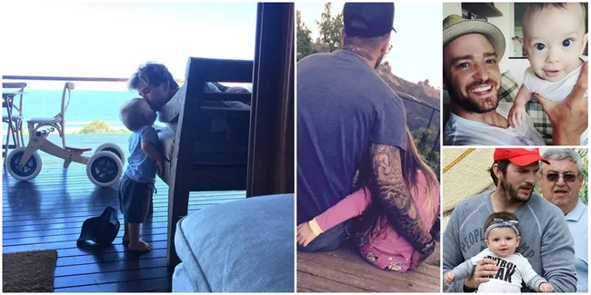 Kehangatan Hot Daddy Hollywood Dengan Anaknya, Lelehkan Hatimu