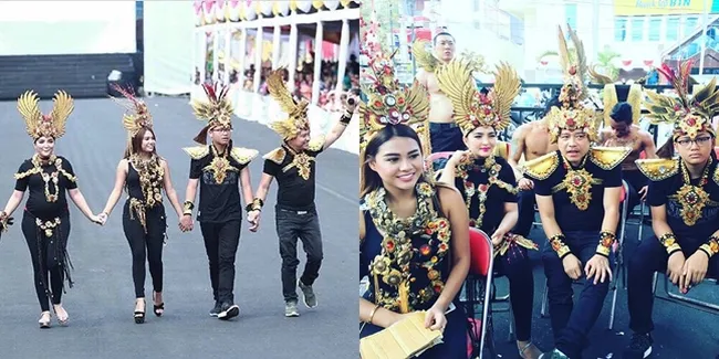 Keluarga Aurel Kompak Bertahtakan Emas di Jember Fashion Carnaval