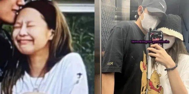 Kembali Beredar Diduga Potret V BTS dan Jennie BLACKPINK yang Dibilang Bocor, Cium Kening - Bahagia Saat Video Call