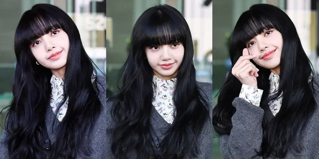Kembali Tampil dengan Poni, Potret Cantik Lisa BLACKPINK di Bandara ini Buat Para Penggemar Terpukau