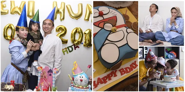 Keseruan Ulang Tahun Pertama Aqilah Dewi Humairah, Anak Ayu Dewi