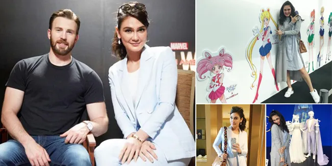 Ketemu Chris Evans - Sailormoon, Luna Maya Liburan Seru ke Jepang