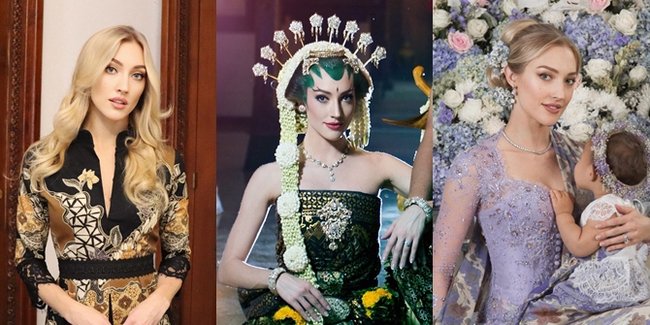 Keturunan Austria, Ini 7 Potret Varsha Strauss Menantu Bambang Trihatmodjo Saat Pakai Outfit Khas Indonesia - Cantik Kenakan Batik Sampai Kain Tenun