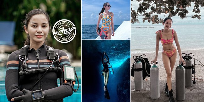 Kini Jadi Instruktur Diving, Intip Potret Hot Kirana Larasati Saat Pakai Baju Selam Hingga Bikini Two Piece