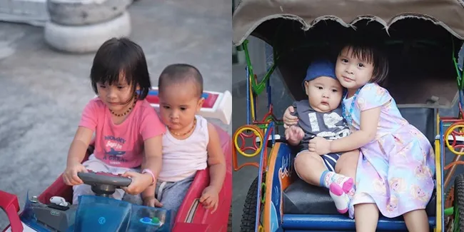 Kompak dan Kocaknya Kala & Bhai, 2 Anak Bungsu Zaskia Mecca