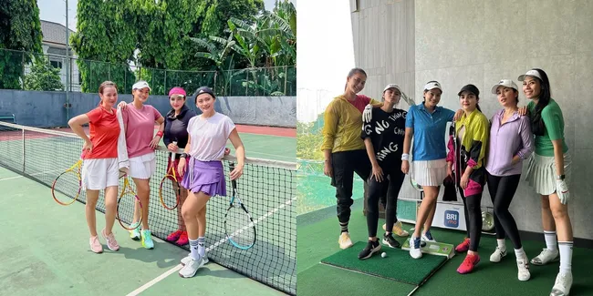 Kompak Olahraga, Ini 8 Potret Ashanty bersama para Seleb Asyik Main Tenis hingga Golf - Berupaya Rutin dan Nggak Cuma Ikuti Trend Semata