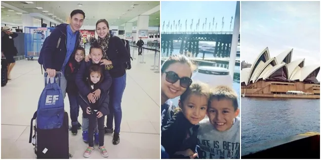 Kompak Seru Keluarga Darius - Donna di Sydney, Rayakan Ultah Lio