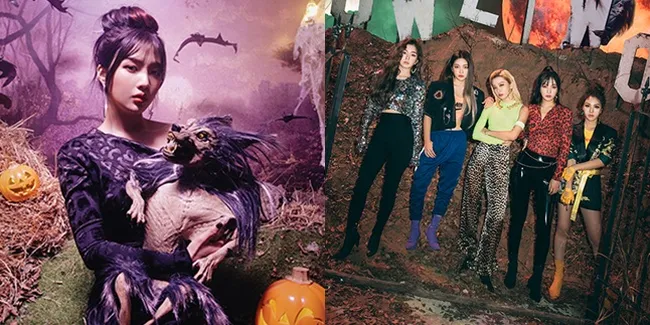 Konsep Spooky, Red Velvet Memukau di Foto Teaser 'Really Bad Boy'