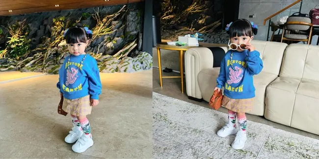 Kumpulan Aksi Lucu nan Menggemaskan Ameena Anak Atta-Aurel yang Kini Sudah Bisa Bikin Video TikTok Sendiri