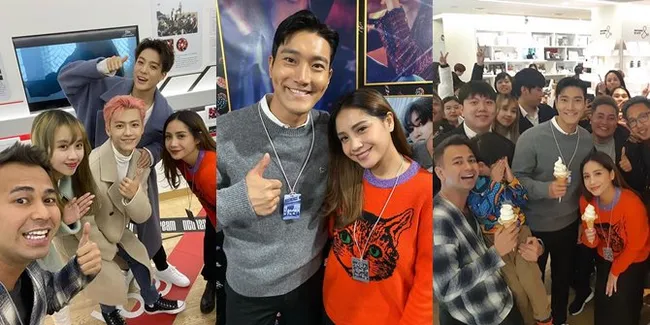 Kumpulan Foto Raffi - Nagita di SM Entertainment, Bareng NCT Dream - Siwon SuJu