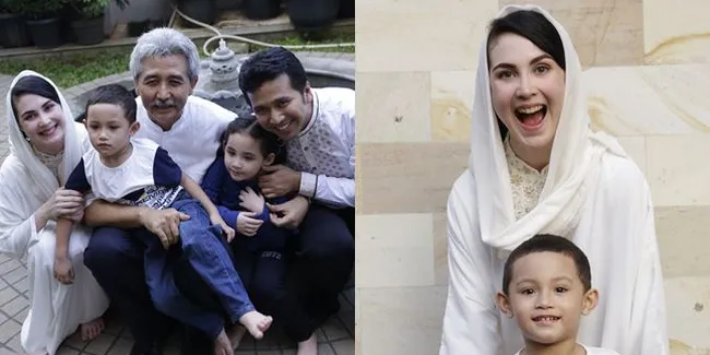 Lebaran Keluarga Arumi Bachsin dan Emil, Berziarah - Makan Bareng