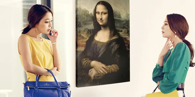 Lee Min Jung Beradu Kecantikan Dengan Monalisa