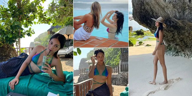 Liburan Eksotis, Intip 7 Potret Anya Geraldine Pamer Body Goals Saat Pakai Bikini Two Piece