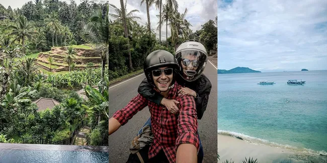 Liburan ke Pulau Bali, Darius - Donna Mesra Naik Motor!