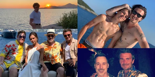 Liburan Keluarga Beckham di Prancis, Seru di Pantai Tapi Tetep Fashionable!