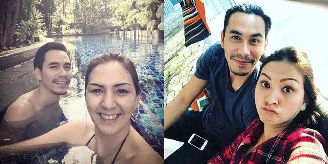 Liburan Tanpa Anak, Donna Agnesia & Darius Ciuman di Singapura