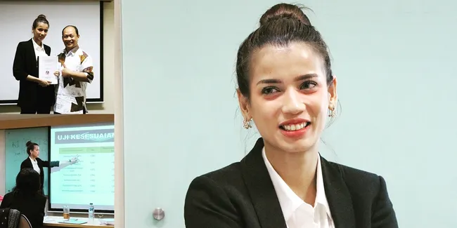 Congrats! Sabrina Lolos Sidang S2, Didampingi Deddy Corbuzier