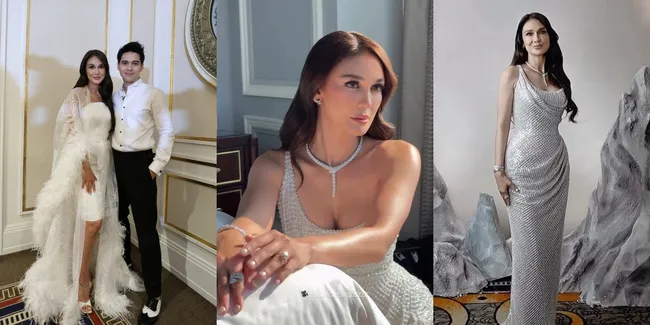 Luna Maya Pilih Gaun Resepsi Glamor Penuh 'Bling-Bling', Ini Alasannya