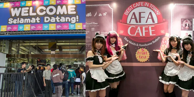 Maid Cafe Khusus Pengunjung AFAID 2014