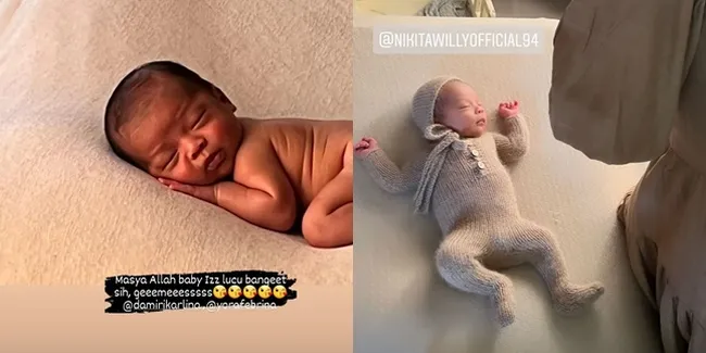 Makin Ganteng Menggemaskan, 8 Potret Newborn Photoshoot Baby Izz Anak Nikita Willy