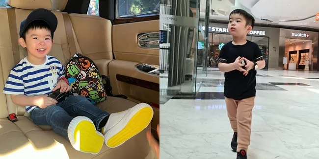Makin Mirip Papanya, 8 Potret Mikhael Moeis anak Sandra Dewi yang Sebentar Lagi Berusia 3 Tahun - Good Looking Sejak Kecil