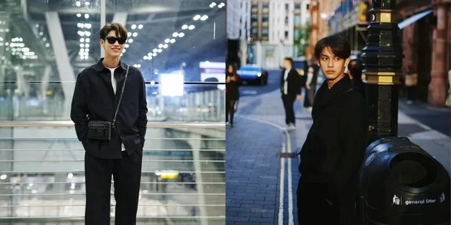 Makin Sulit Digapai! 8 Potret Gantengnya Bright Vachirawit Saat di London, Kenakan Outfit Serba Hitam Damage-nya Bikin Mleyot