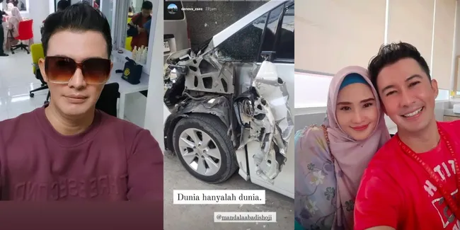 Mandala Shoji Ceritakan Kronologi Insiden Kecelakaan Hingga Mobilnya Ringsek - Syok Ada Mobil Box Rem Mendadak