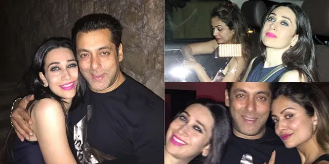 Manis! Karisma Kapoor Peluk Mesra Salman Khan di Pesta Sosialita