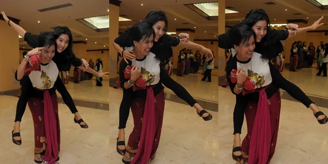 Manjanya! Begini Jadinya Jika Olivia Digendong Marcella Zalianty