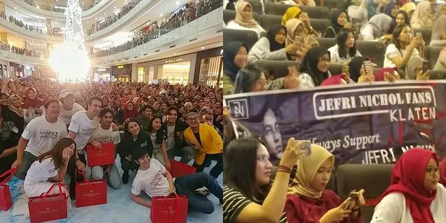 Meet and Greet 'HABIBIE & AINUN 3' di Jogja, Fans Lari-Larian Demi Reza Rahadian - Jefri Nichol - Angga Aldi Yunanda