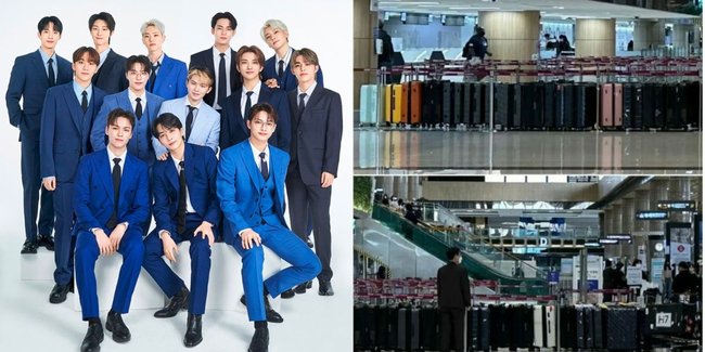 Tour ke Jepang, Ini 8 Potret Deretan Koper Member SEVENTEEN di Bandara yang Sempat Bikin Fans Kaget