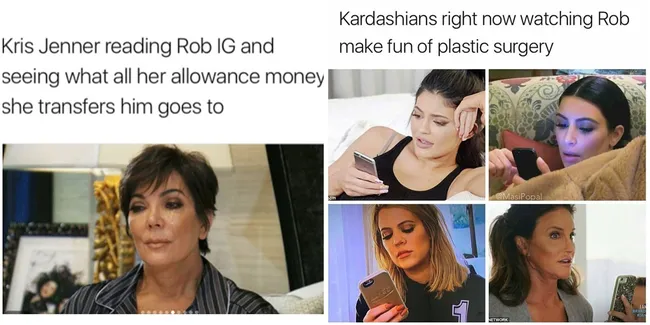 Meme Lucu Perseteruan Rob Kardashian & Blac Chyna, Penuh Sindiran