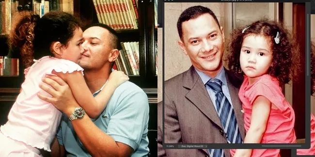 Mendiang Adjie Massaid Ultah, Ini 7 Potret Kenangan Bersama Putrinya Aaliyah Massaid - Tetap di Hati Meski Sudah 10 Tahun Pergi