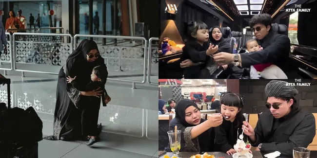 Mengharukan,Ini 8 Potret Detik-Detik Aurel Hermansyah Pulang Haji dan Langsung Peluk Ameena di Bandara - Akui Sudah Rindu Berat
