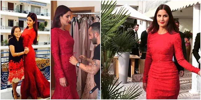 Merah Membahana, Katrina Kaif Sukses Bikin Cannes 2015 Membara