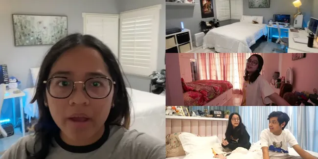 Merantau Untuk Kuliah, 10 Potret Perbandingan Kamar Tidur Cinta Kuya di Amerika dan Indonesia - Dulu Pajang Poster Idola Sekarang Foto Pacar