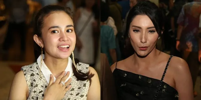 Michelle Ziudith - Tyas Mirasih di Resepsi Dimas Anggara & Nadine