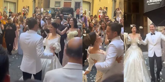 Millane Fernandez Resmi Menikah dengan Max Kordek, Gelar Private Party di Italia