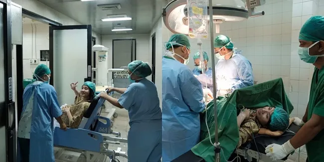 Momen Fiona Fachru Lahiran, Suami Dirawat - Terlilit Tali Pusar