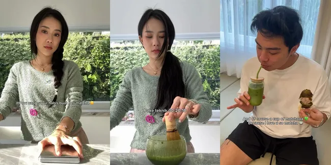 Potret Jessica Jane Masak Serba Matcha untuk Erwin Phang, Begini Reaksi Akhir sang Suami