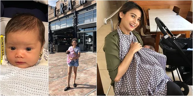 Momen Kebersamaan Acha Septriasa & Brie, Mulai Diajak Jalan-Jalan