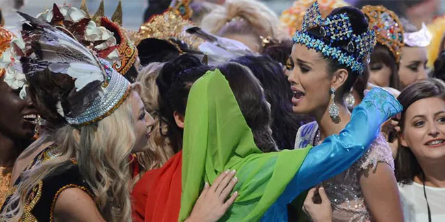 Momen Kemenangan Megan Young Sebagai Miss World 2013