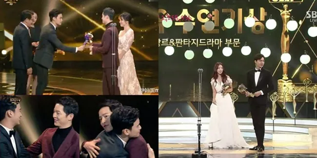 Momen Kim Soo Hyun Peluk Song Joong Ki, Lee Min Ho&Shin Hye Reuni