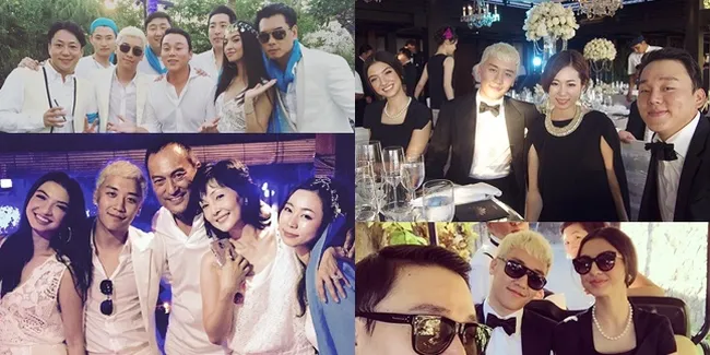 Momen Manis Seungri - Raline Shah Bareng di Nikahan Arisa Mizuki