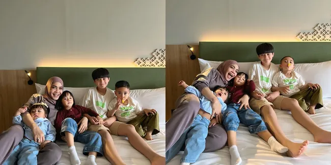 Momen Rieta Amilia Quality Time Bareng Cucu, Rafathar Stay Cool - Rayyanza Bikin Gemas