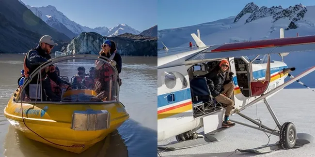 Nadine Chandrawinata Jelajahi New Zealand Dengan Pesawaat & Kapal