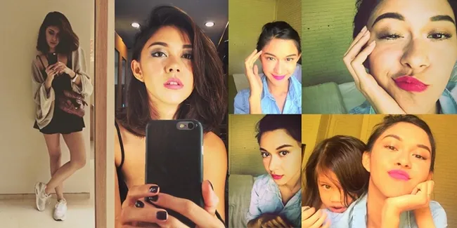 Nana Mirdad, Hot Mama Cantik Bersuami Blasteran dan Hobi Selfie