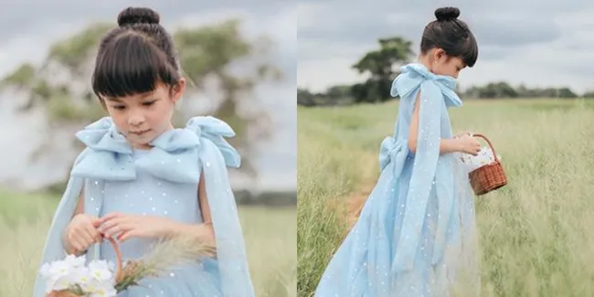 Nastusha Siap Rayakan Ultah ke-6, Ini Pemotretan Anak Chelsea Olivia Tampil Cantik Pakai Gaun Bak Princess!