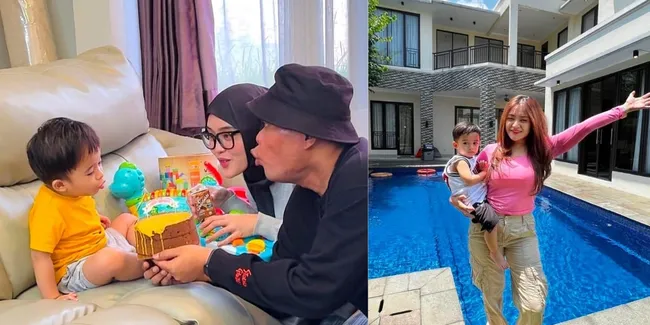 Ngaku Sempat Sulit Ketemu! 8 Potret Putri Delina Main Bareng Adzam yang Baru Saja Ultah ke-2