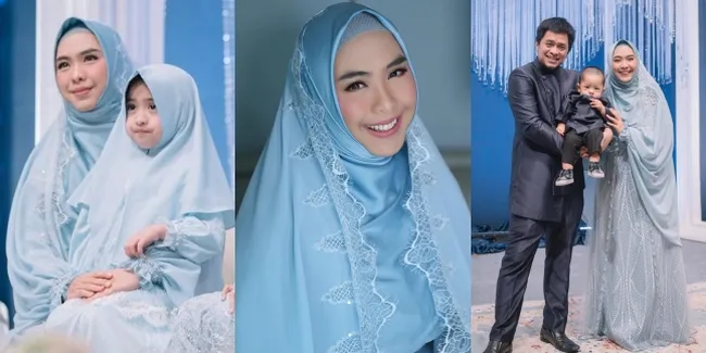 Nggak Kalah Cantik Dari Adiknya, 9 Potret Detail Penampilan Oki Setiana Dewi di Acara Pengajian Ria Ricis - Anggun Pakai Busana Seragam Serba Biru